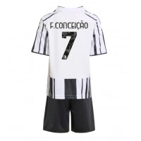 Juventus Francisco Conceicao #7 Domáci Detský futbalový dres 2025-26 Krátky Rukáv (+ trenírky)